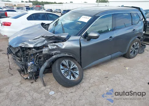 2021 Nissan Rogue Sv Fwd из США, поврежденный, VIN 5N1AT3BA0MC707182